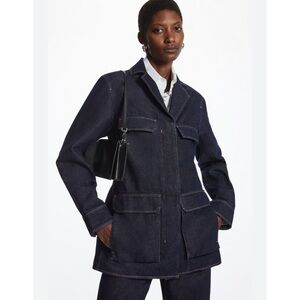 NEW COS Utility Style Denim 100% Cotton Jacket size 2
